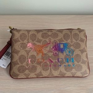Coach Wristlet T-Rex & Stagecoach Wallet